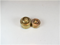  2 عدد وزنه قدیمی برنجی 100 و 50 گرم 