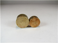  2 عدد وزنه قدیمی برنجی 100 و 50 گرم 