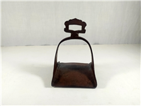  رکاب فولادی کلکسیونی قاجاری دستساز نقشدار 