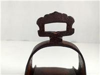  رکاب فولادی کلکسیونی قاجاری دستساز نقشدار 