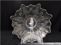  ظرف میوه خوری بلور قدیمی طرح کمیاب ذرت 