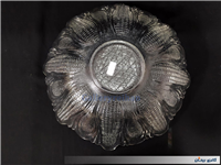  ظرف میوه خوری بلور قدیمی طرح کمیاب ذرت 