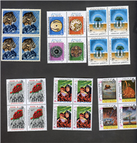 24 عدد تمبر بلوکی جمهوری مربوط به دهه 60