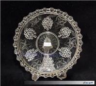  ظرف شیرینی خوری قدیمی کوچک تیله ای