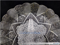  ظرف شیرینی یا میوه خوری قدیمی طرح گل