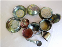  ست 12 تکه ظروف فانتزی آویزی طرح مسی