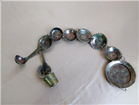 ست 10 تکه ظروف فانتزی آویزی طرح مسی