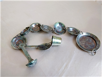 ست 10 تکه ظروف فانتزی آویزی طرح مسی