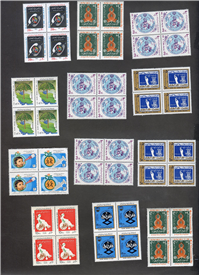 48 عدد تمبر جمهوری دهه 60 همراه با ارور 