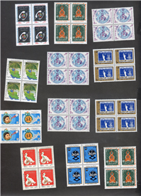 48 عدد تمبر جمهوری دهه 60 همراه با ارور 