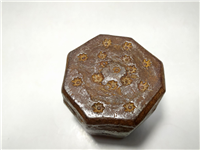 وزنه فولادی دست ساز و نقش دار قاجاری