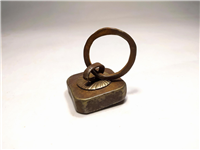 وزنه فولادی قاجاری دست ساز و حلقه دار