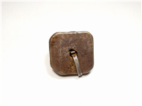 وزنه فولادی قاجاری دست ساز و حلقه دار