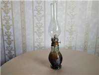 چراغ نفتی قدیمی شیشه ای ساخت هنگ کنگ 