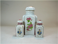  جفت چایدان کمیاب مینیاتوری لاکی قدیمی