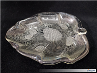  ظرف پذیرایی طرح برگ و میوه کاج ضخیم 