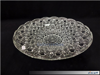  ظرف شیرینی یا میوه خوری بزرگ بلور قدیمی