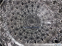  ظرف شیرینی یا میوه خوری بزرگ بلور قدیمی