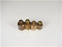 4 عدد وزنه برنجی قدیمی 2 و 3 و 4 مثقالی