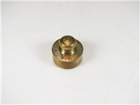  1 عدد وزنه قدیمی برنجی نیم سیر 37.5 گرم 