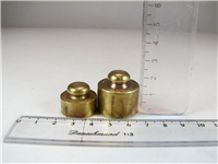  2 عدد وزنه قدیمی برنجی یک و نیم سیر