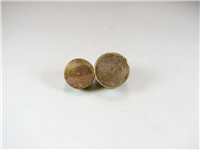  2 عدد وزنه قدیمی برنجی یک و نیم سیر