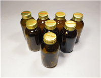  8 عدد بطری دودی درب فلزی 12Cm 