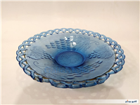  ظرف قدیمی میوه آبی دور زنجیری