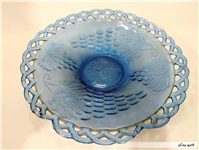  ظرف قدیمی میوه آبی دور زنجیری