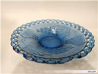  ظرف قدیمی میوه آبی دور زنجیری