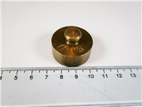  وزنه برنجی قدیمی 75 گرمی شیر و خورشید 1314