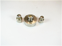  3 وزنه برنجی قدیمی 100 و 21.5 و 16.5 گرمی