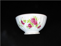  کاسه چینی قدیمی گل سرخی بدنه طرح دار