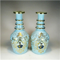  جفت تنگ نقاشی کار دست و طلاکوب بزرگ