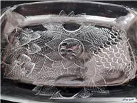 ظرف میوه خوری ضخیم قدیمی طرح میوه