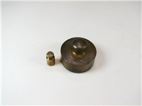 وزنه آهنی روکشدار قدیمی 100 و 5 گرمی