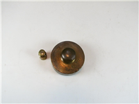 وزنه آهنی روکشدار قدیمی 100 و 5 گرمی