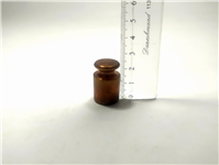 وزنه برنجی قدیمی 50 گرمی با مهر الله 