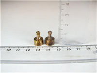  2عدد وزنه برنجی قدیمی 5 گرمی کمیاب