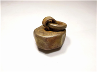  وزنه فولادی دست ساز و نقش دار قاجاری