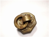  وزنه فولادی دست ساز و نقش دار قاجاری