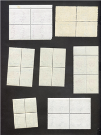  28 عدد تمبر جمهوری همراه با ارور