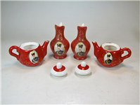  ست 4 تکه ظروف لاکی قوری و پارچ کوچک