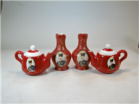  ست 4 تکه ظروف لاکی قوری و پارچ کوچک