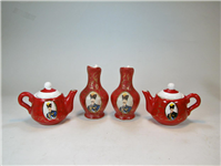  ست 4 تکه ظروف لاکی قوری و پارچ کوچک