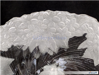  ظرف شیرینی یا میوه خوری بزرگ بلور قدیمی