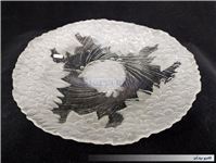  ظرف شیرینی یا میوه خوری بزرگ بلور قدیمی