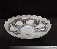  ظرف میوه خوری ضخیم بلوری طرح قلب