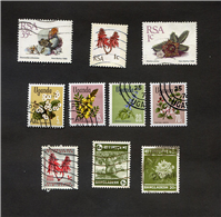  10 عدد تمبر زیبای بنگلادش موضوع گیاهان