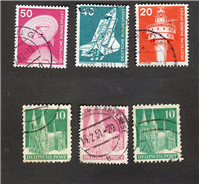 6 عدد تمبر کشور آلمان